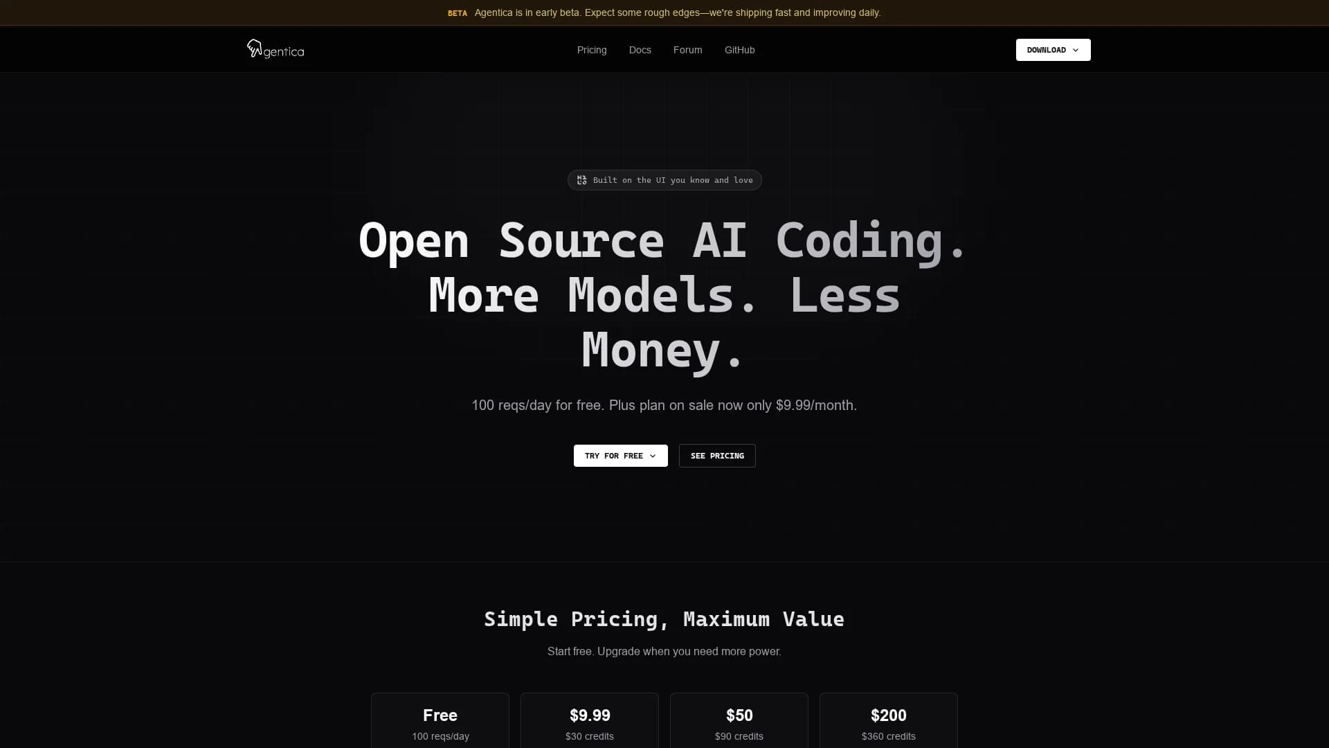 agentica homepage