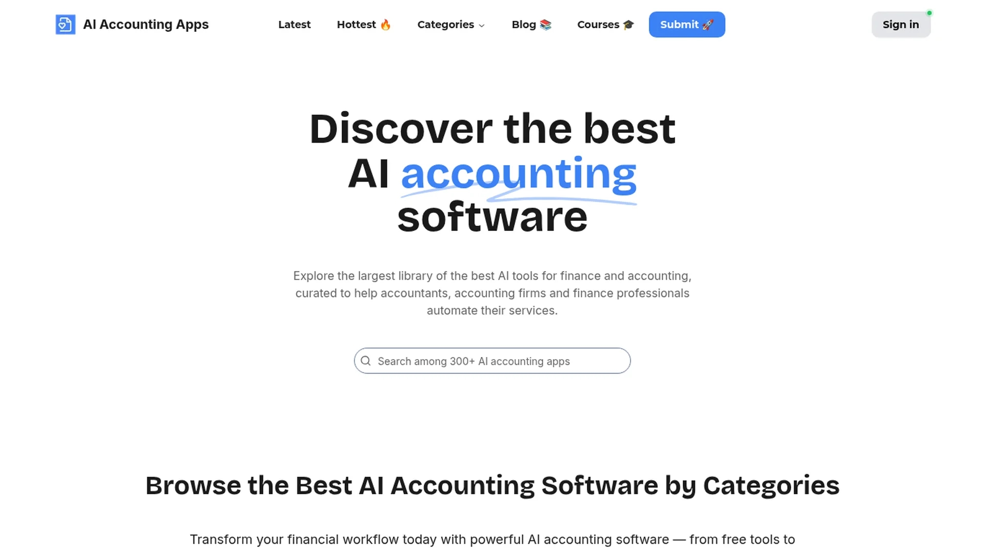 ai-accounting-apps homepage