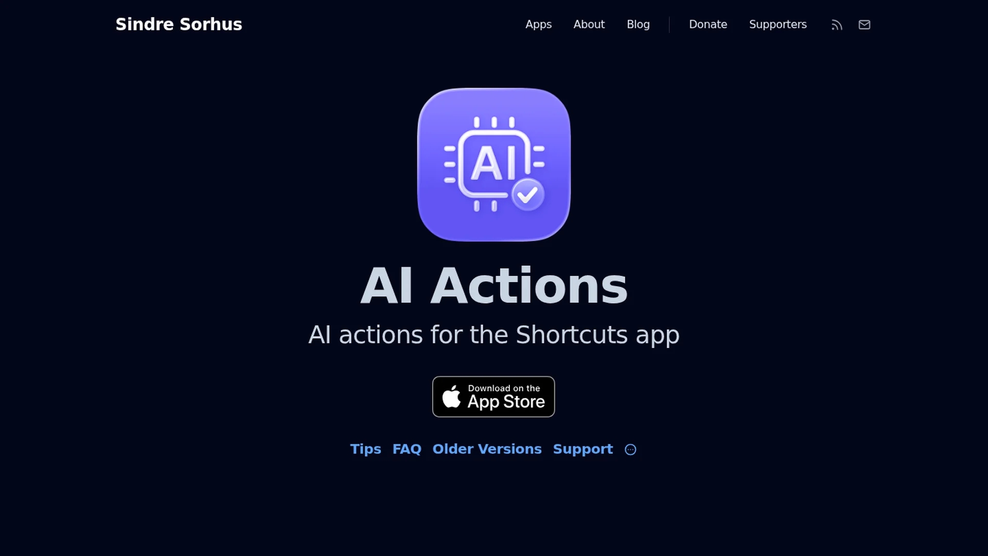 ai-actions homepage