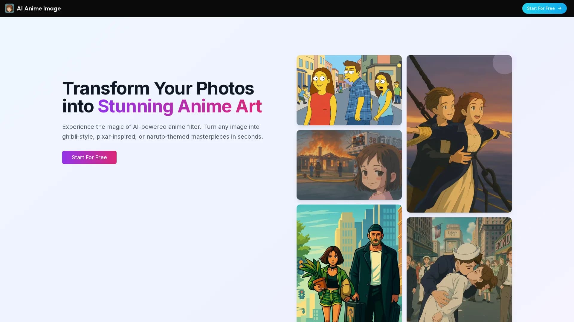 ai-anime-image homepage