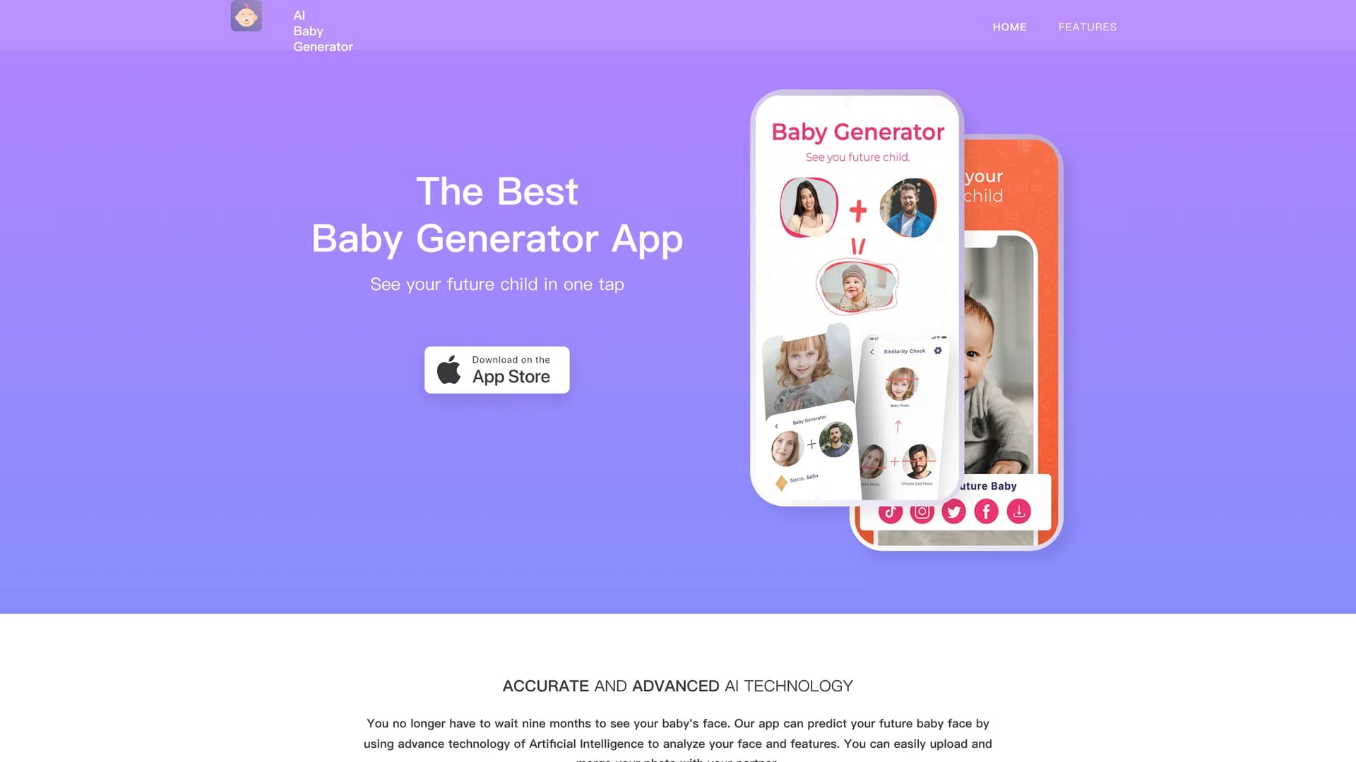 ai-baby-generator-face-maker homepage