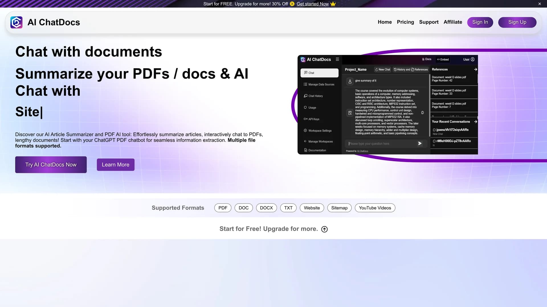 ai-chatdocs homepage