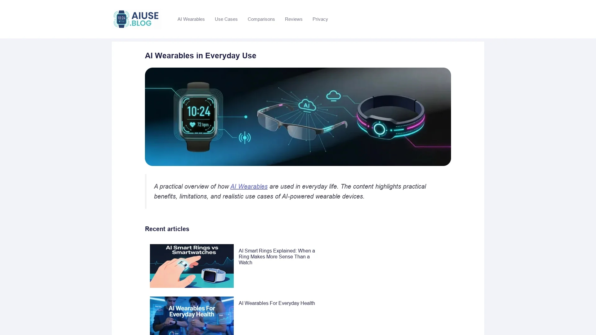 ai-for-daily-life homepage