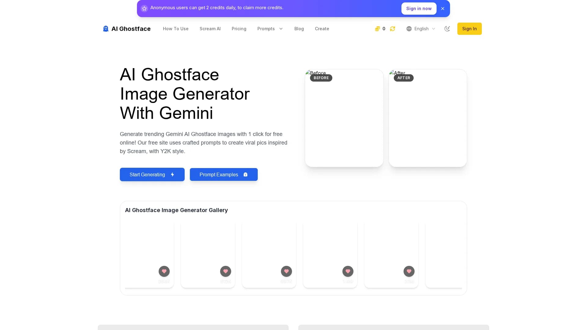 ai-ghostface homepage