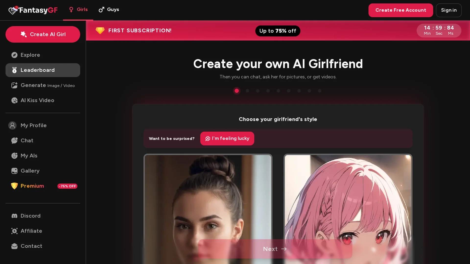 ai-hentai-chat homepage