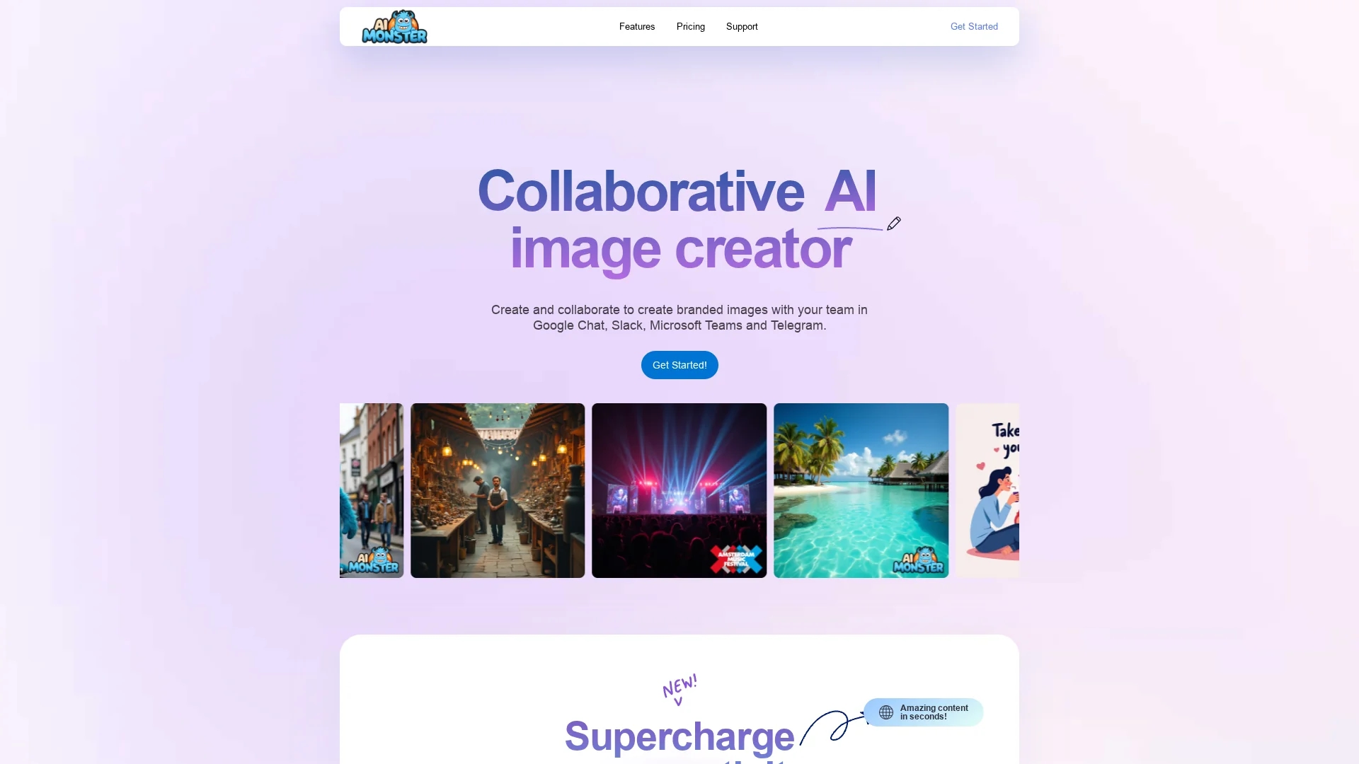ai-monster homepage