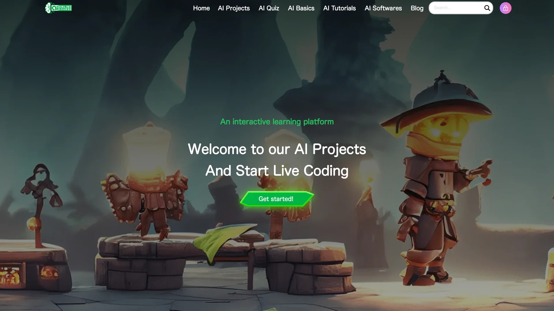 ai-online-course homepage