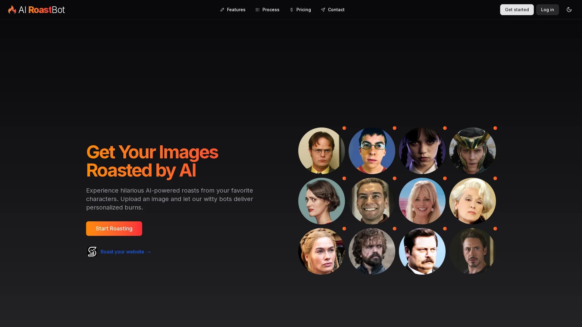 ai-roastbot homepage