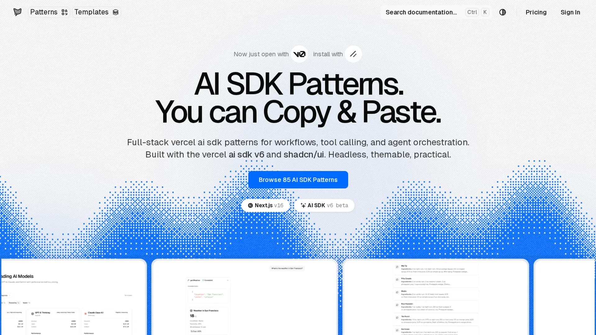 ai-sdk-agents homepage