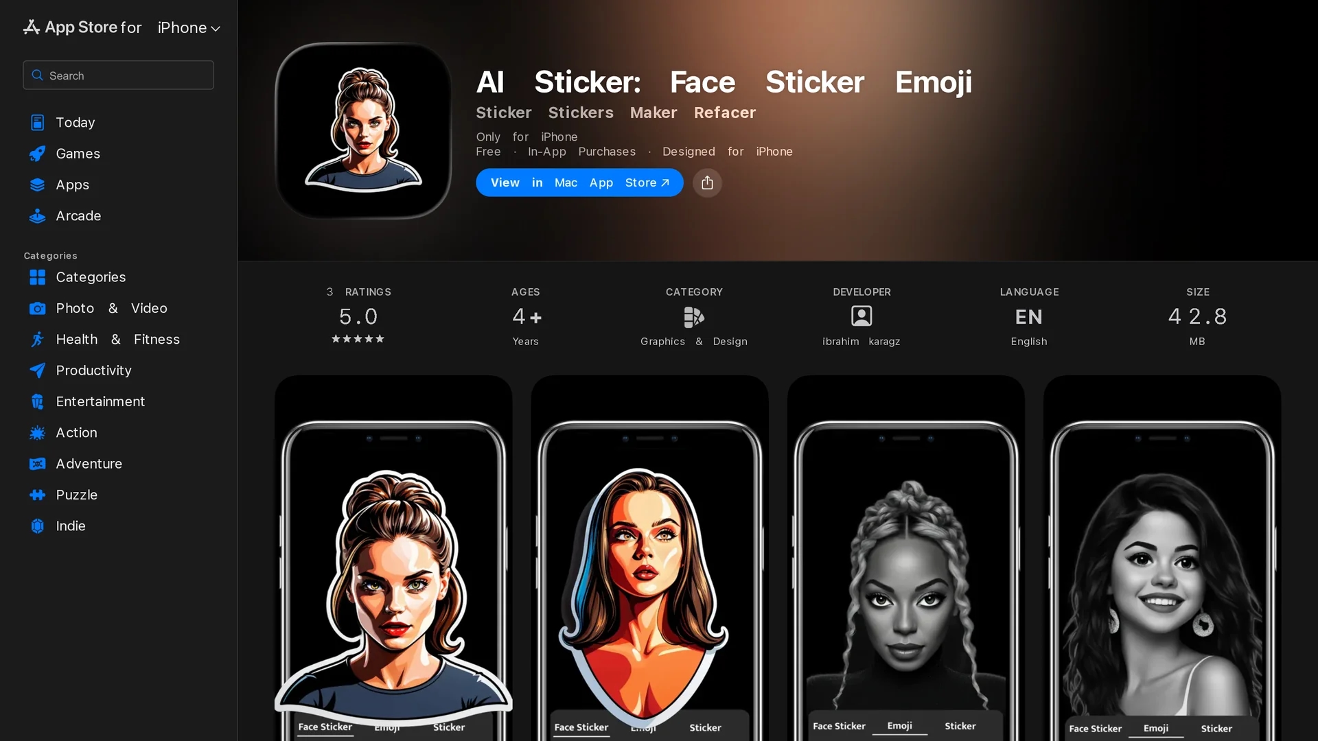 ai-sticker-face-photo-to-art homepage