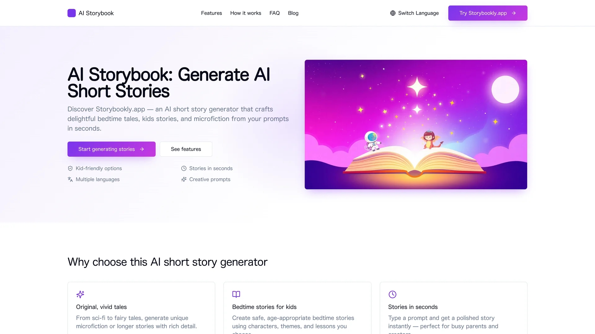 ai-story-book homepage