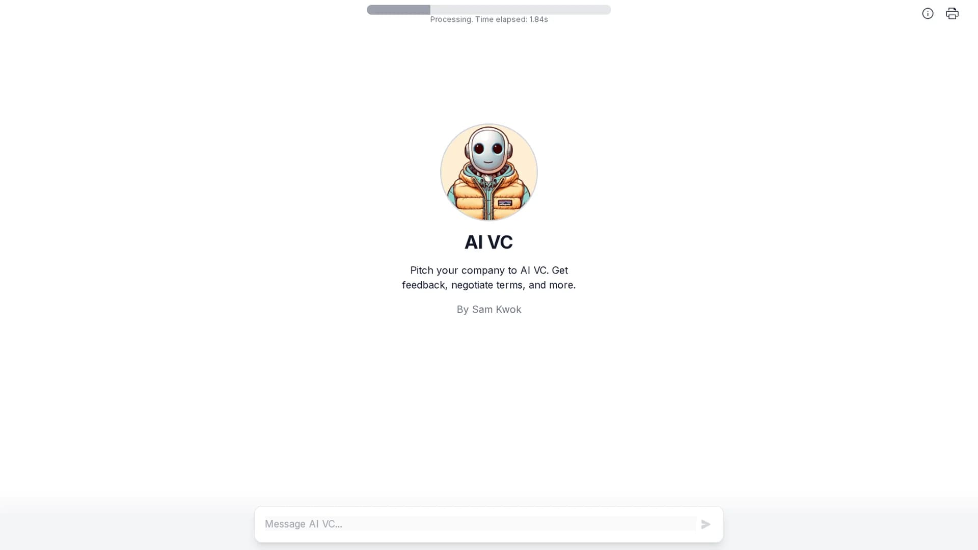 ai-vc homepage