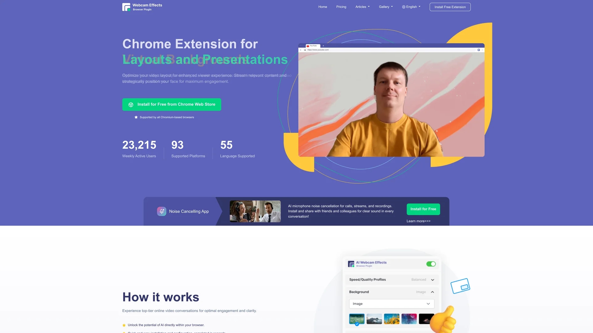 ai-webcam-effects-for-video-meetings homepage