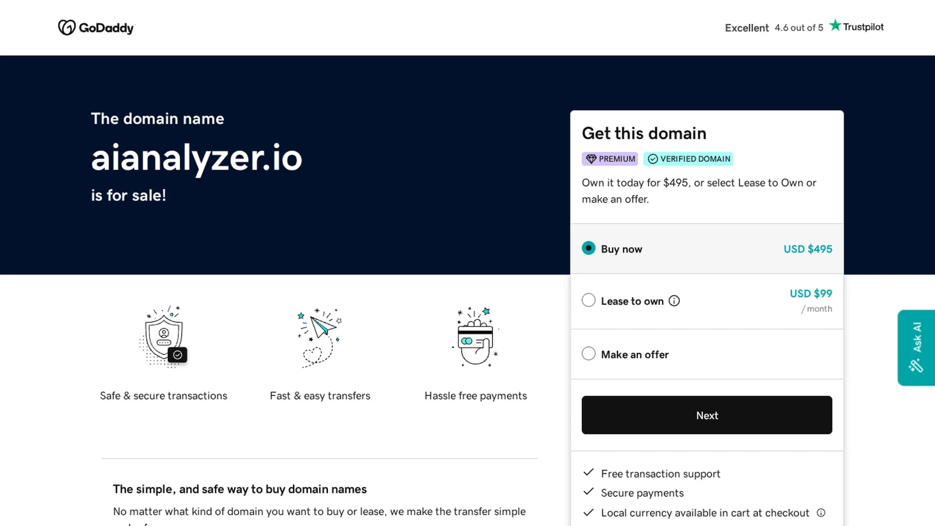 aianalyzer-io homepage