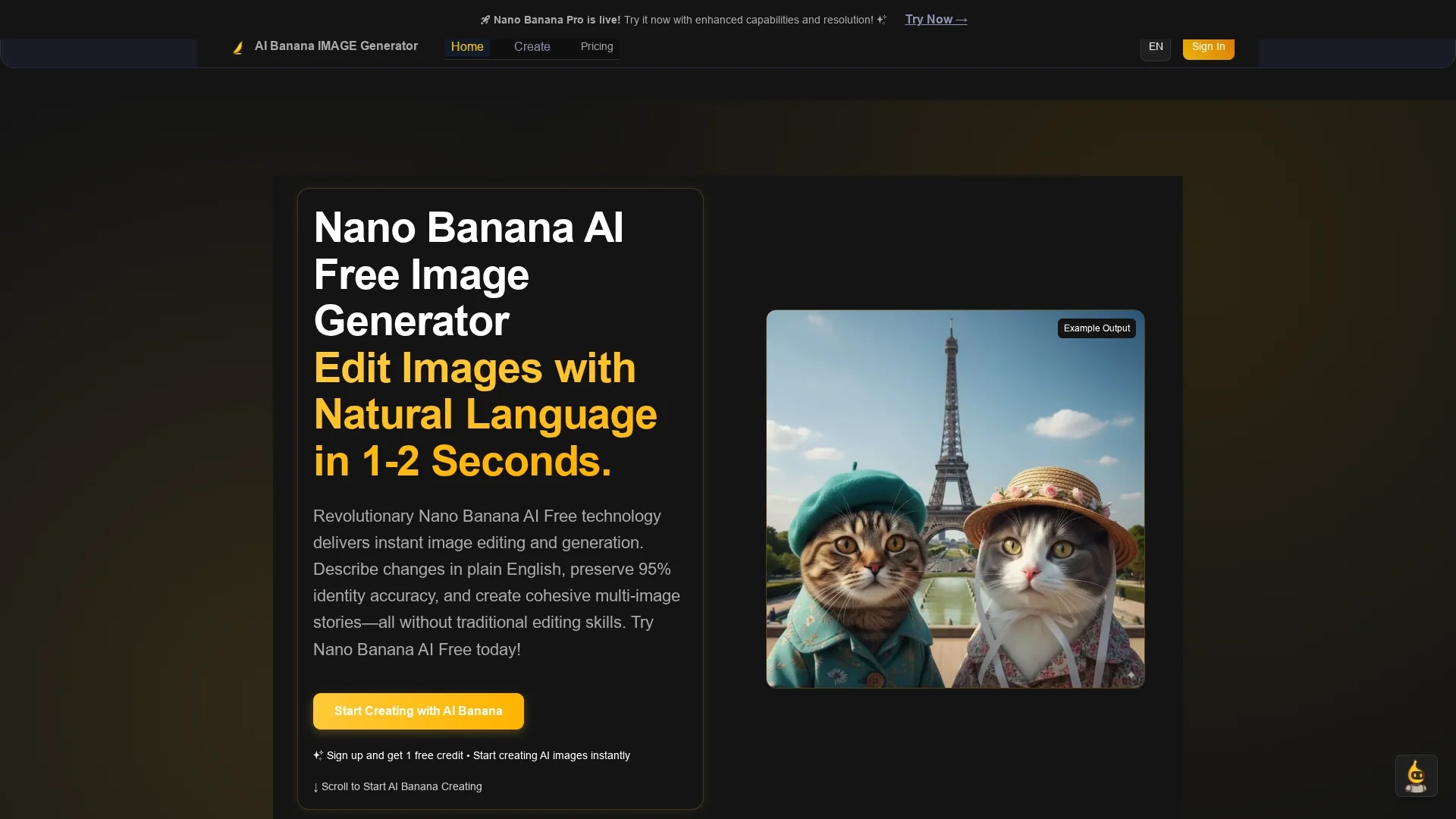aibanana-net homepage