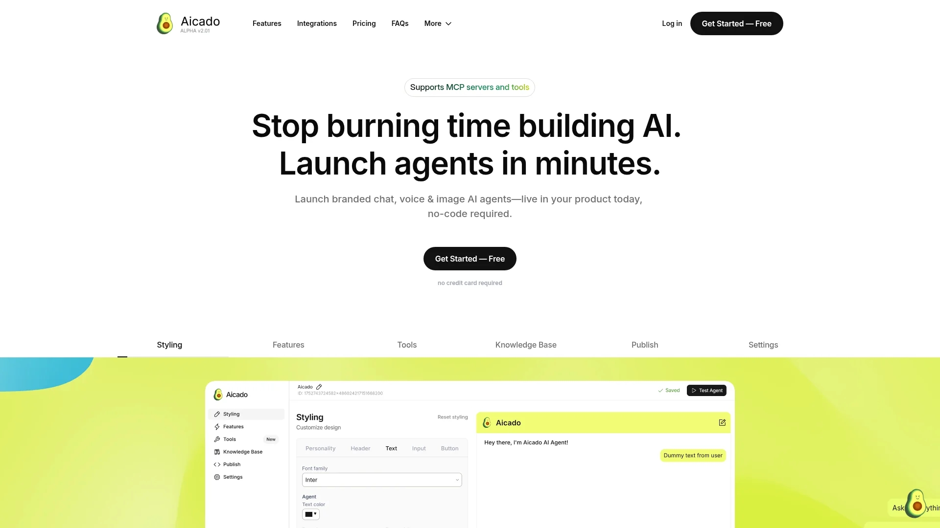 aicado-ai homepage