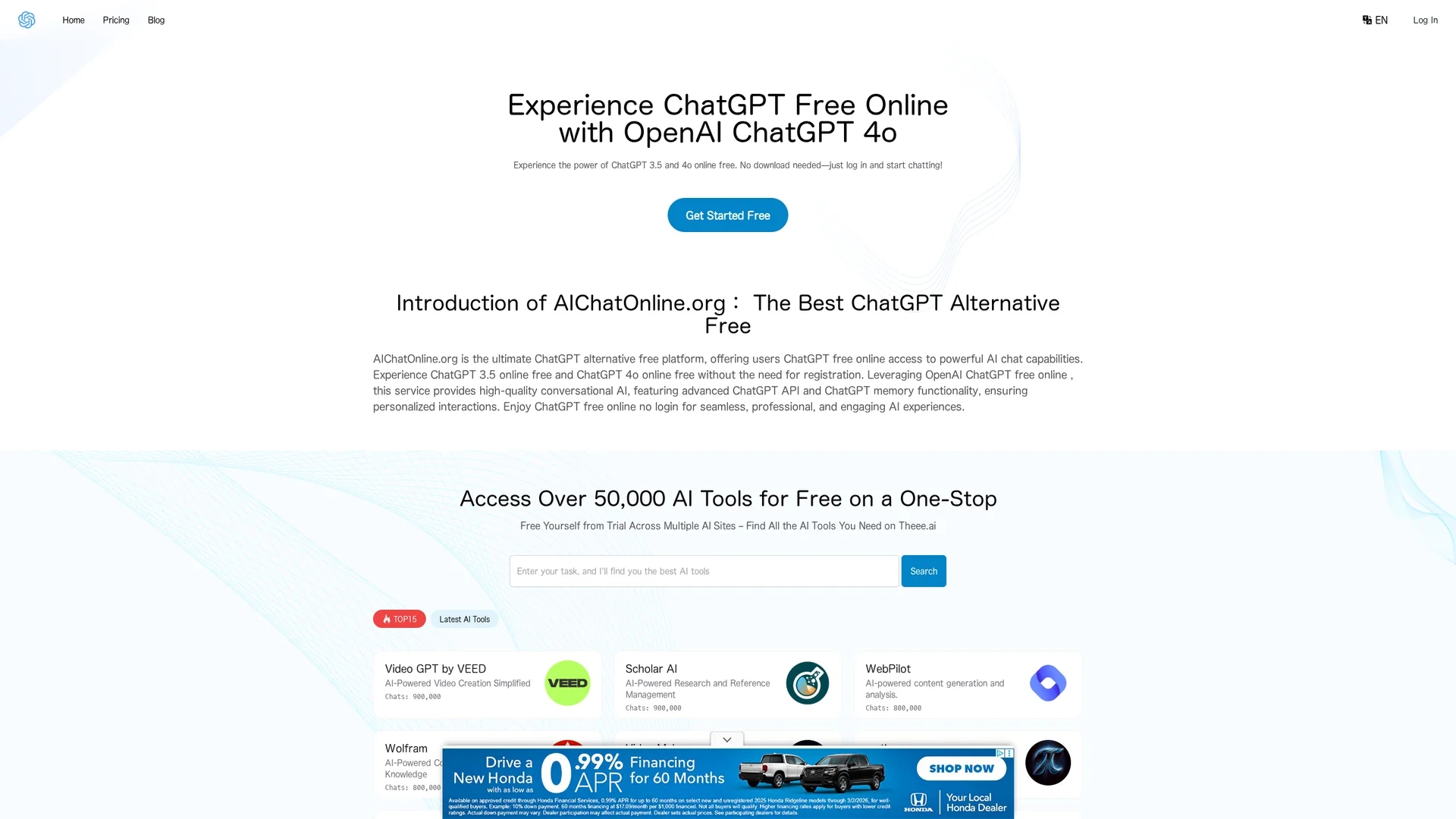 aichatonline-org homepage