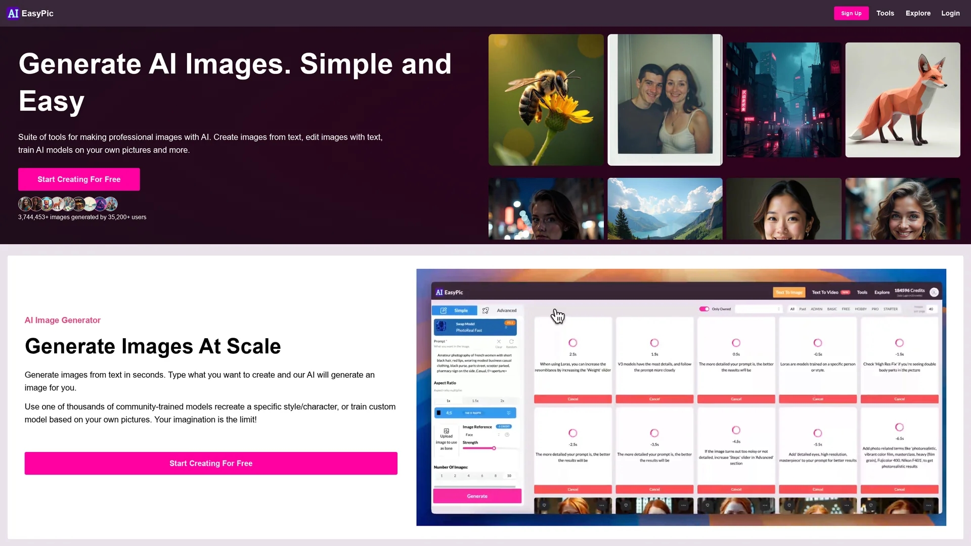 aieasypic homepage