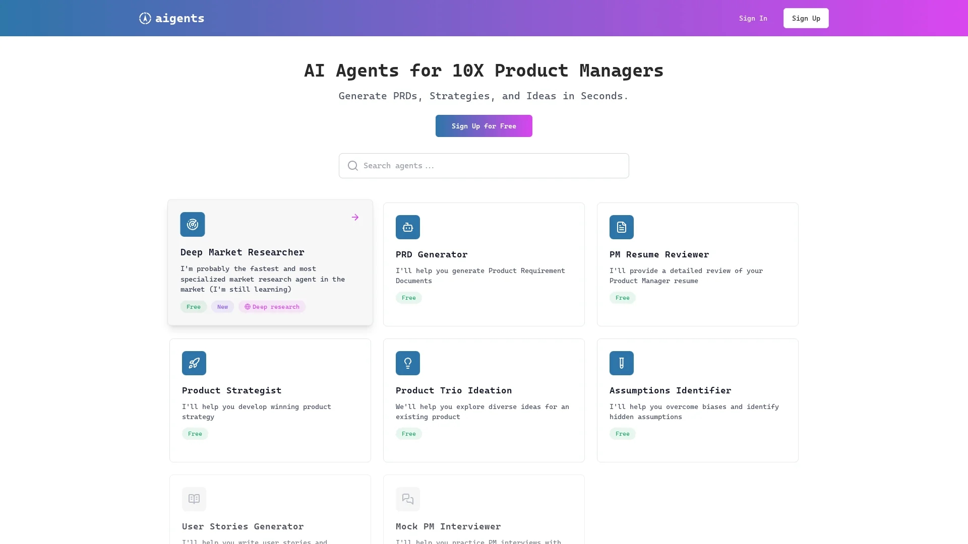 aigents-pm homepage