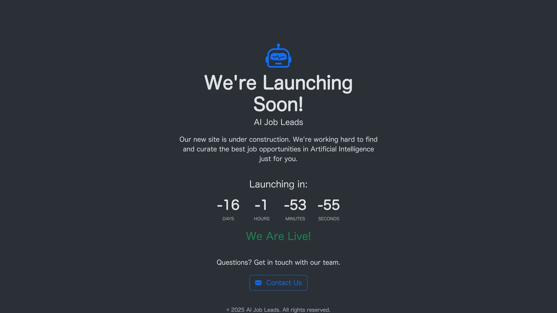 aijobleads homepage