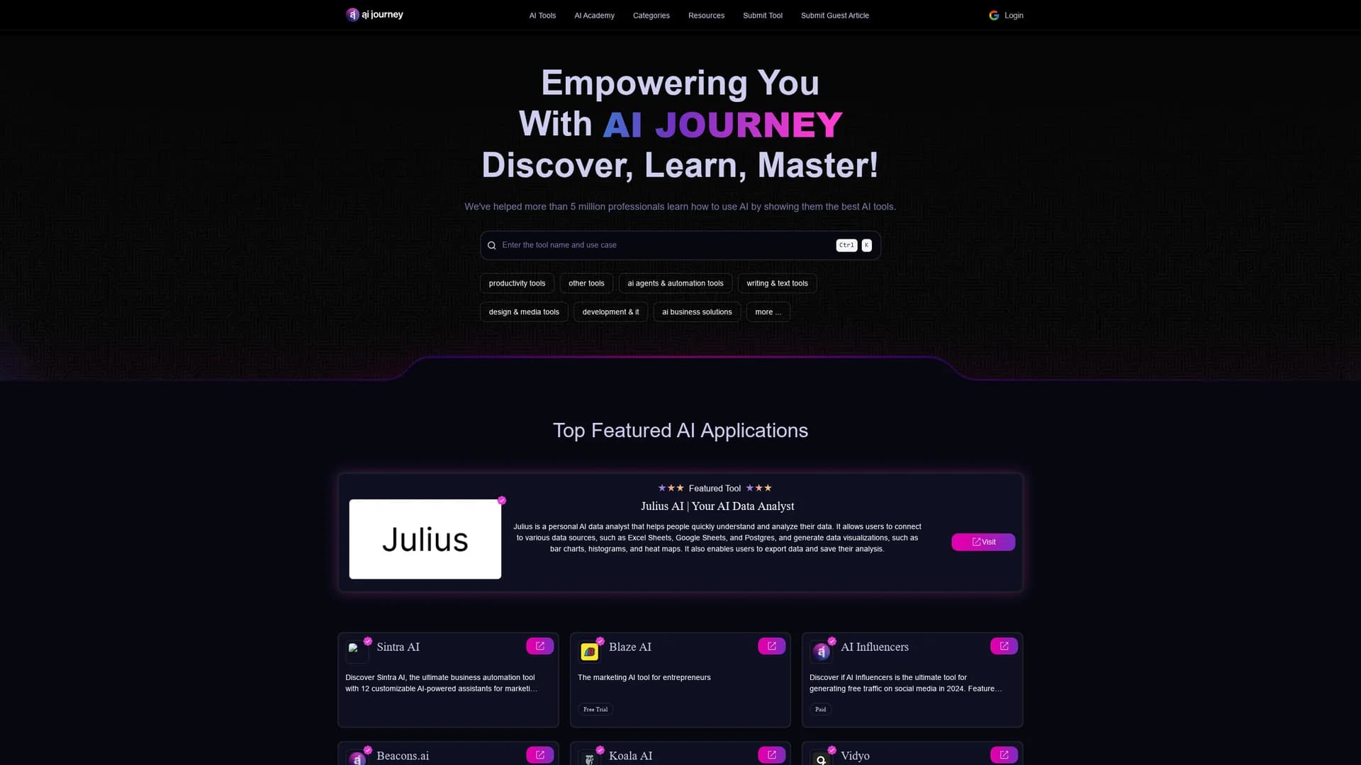 aijourney homepage