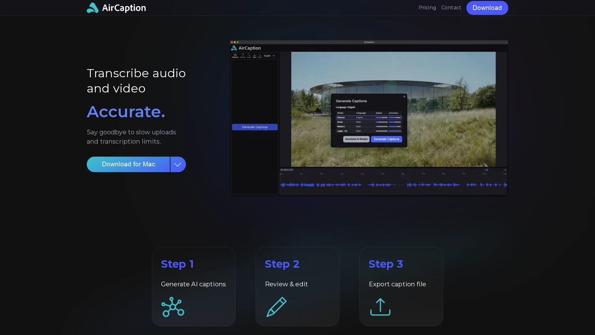 aircaption homepage