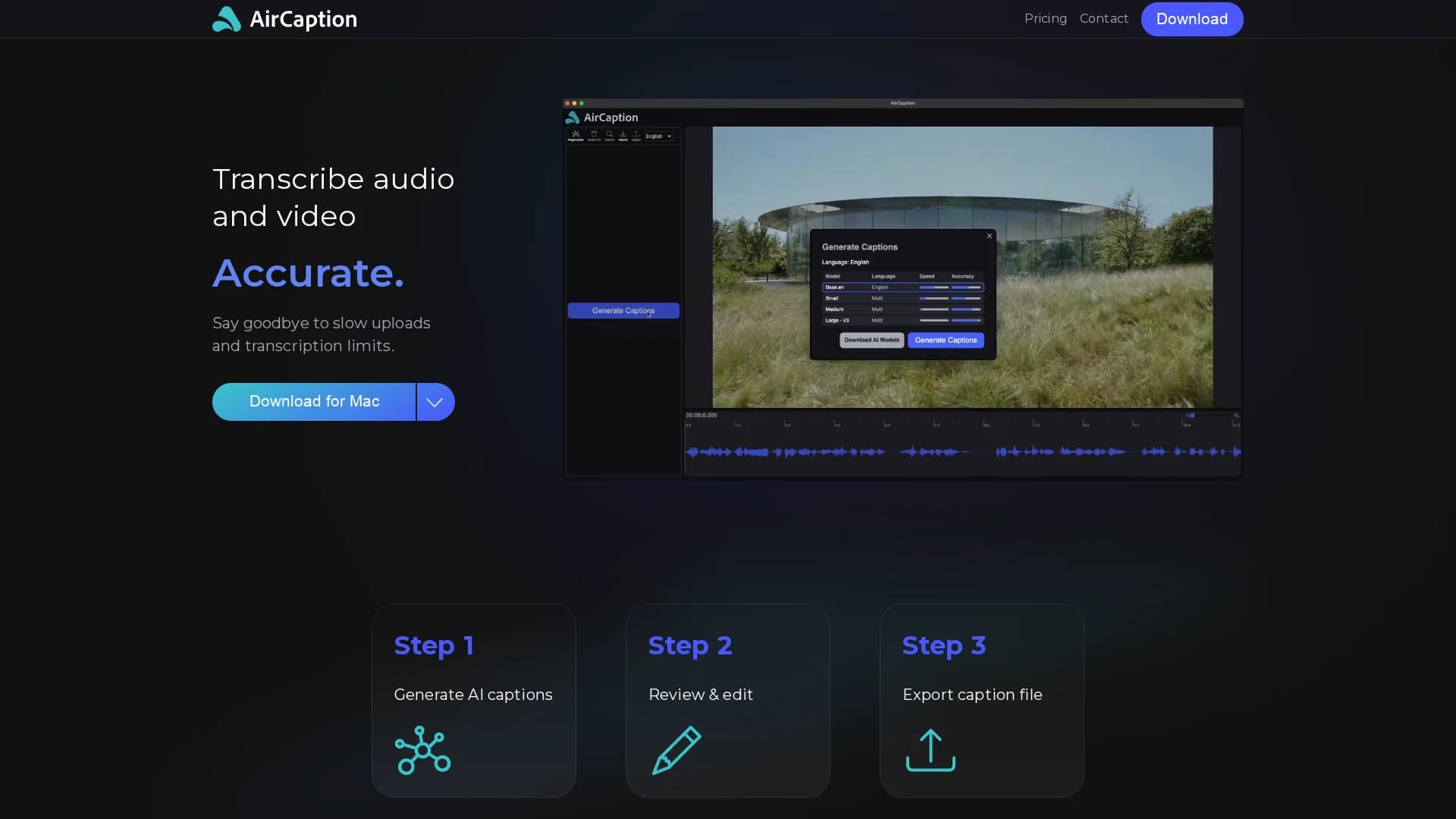 aircaption homepage