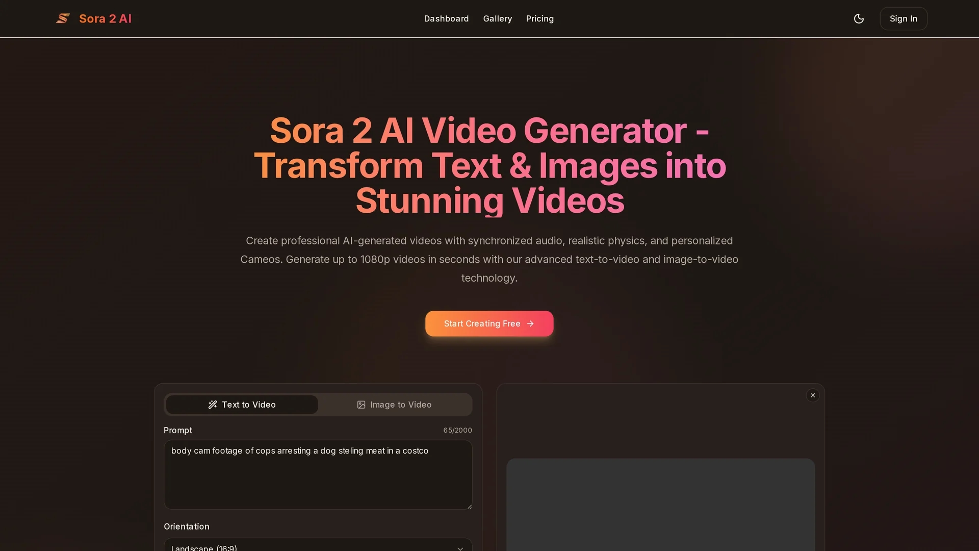 aisora2-ai homepage