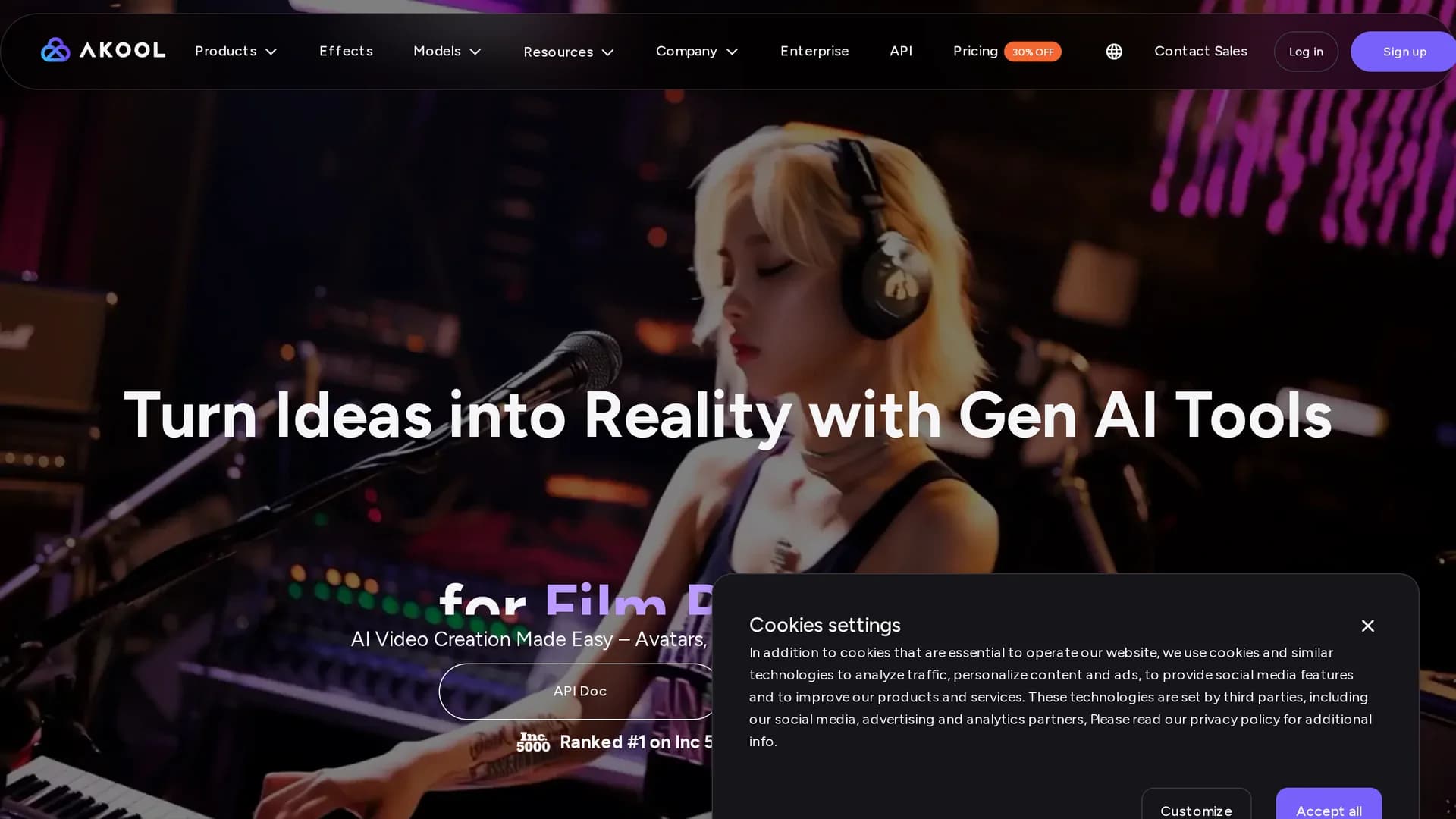 akool homepage