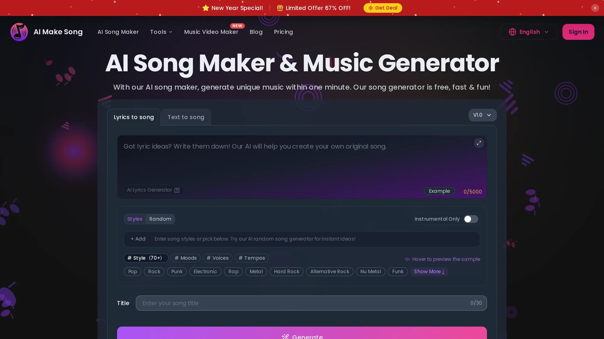 al-make-song homepage