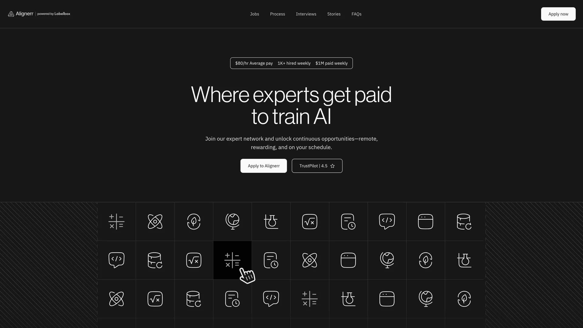 alignerr-ai homepage