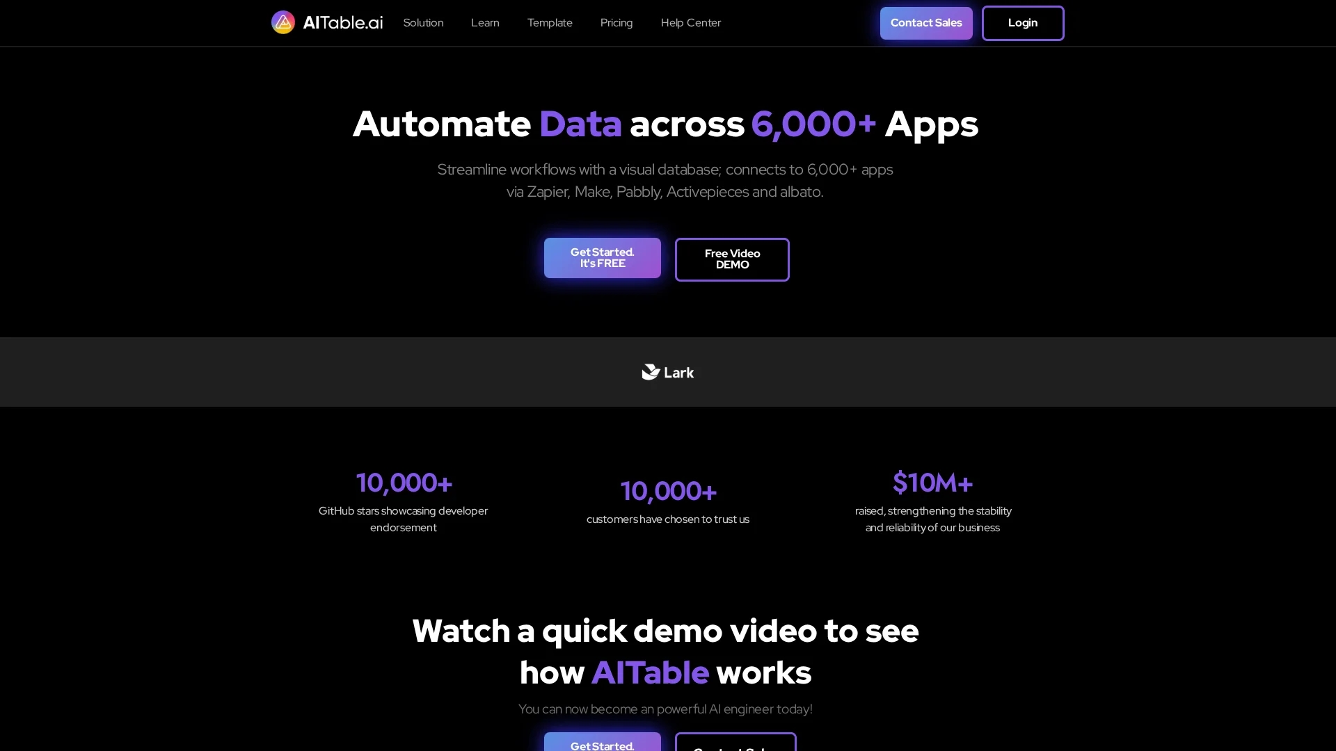 altable-ai-no-code-al-agents-builder homepage