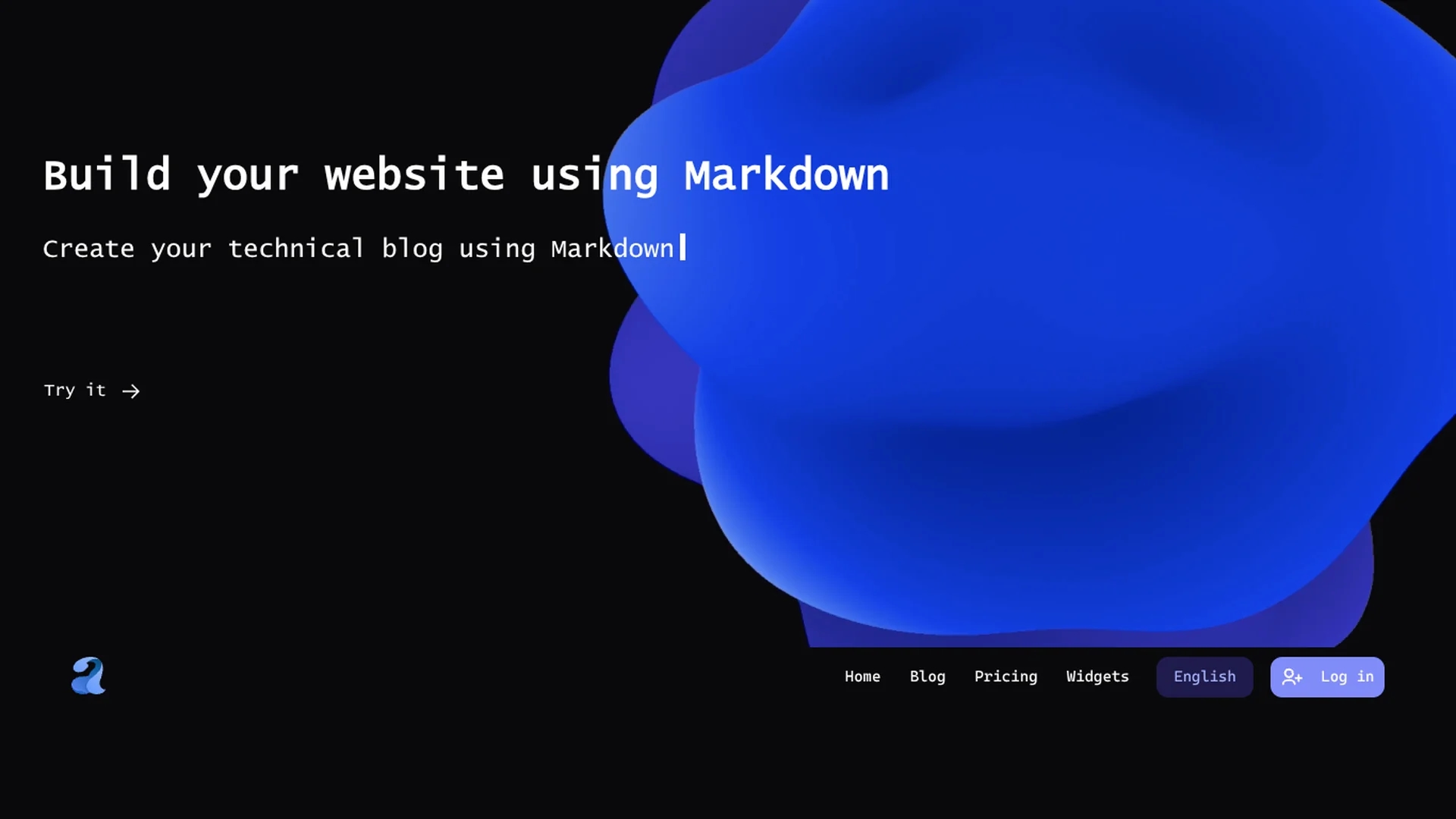 amarkdown homepage