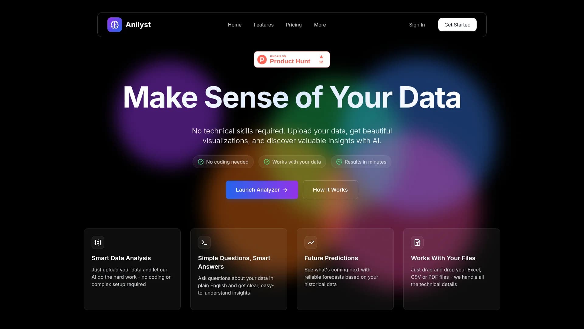 anilyst homepage