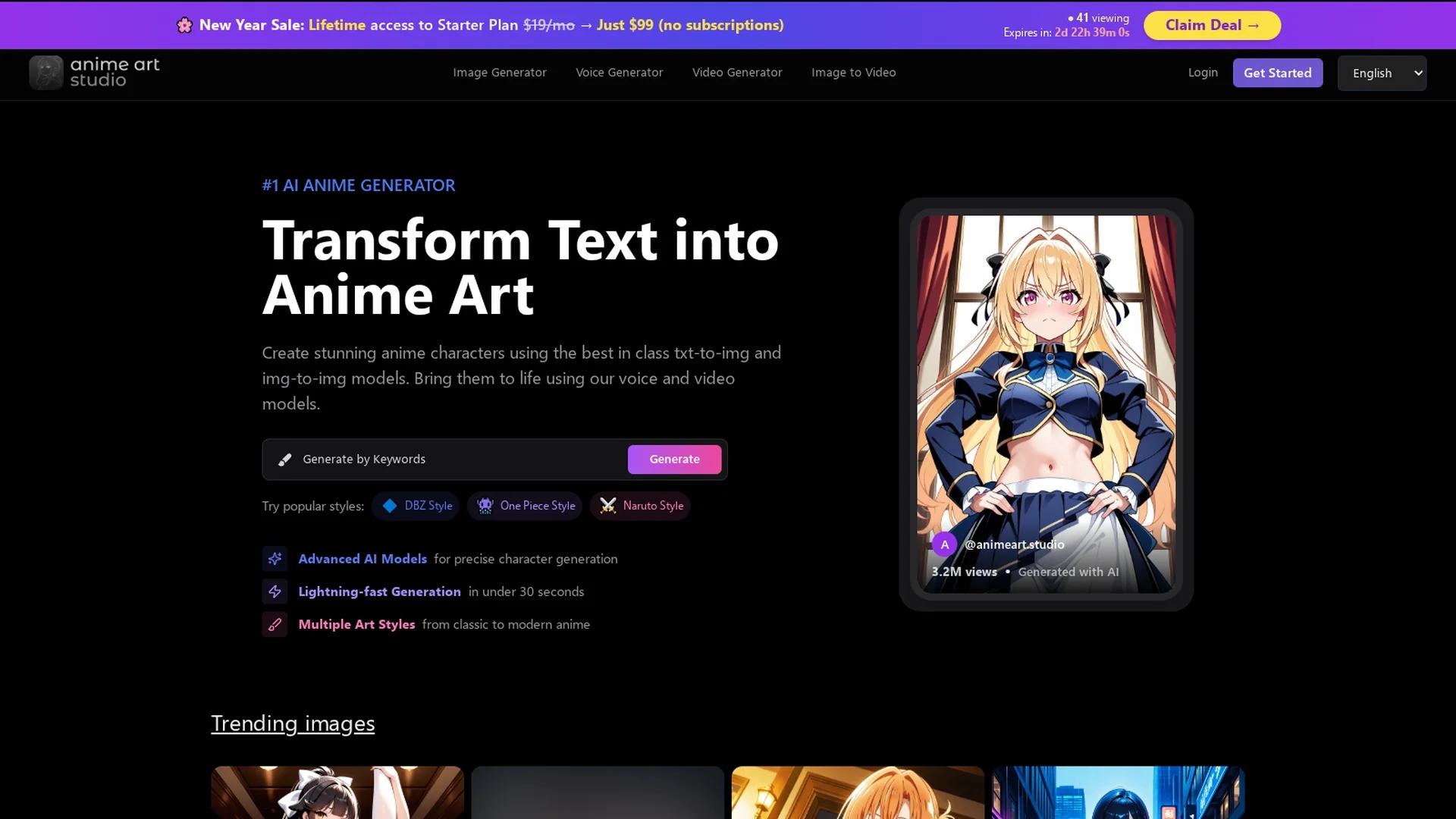 animeai homepage