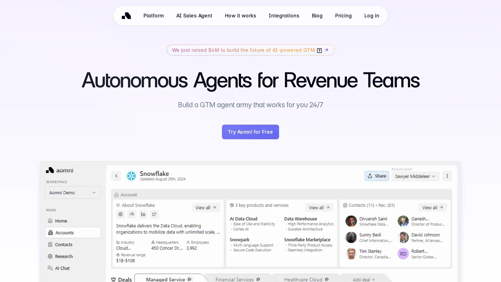 aomni homepage