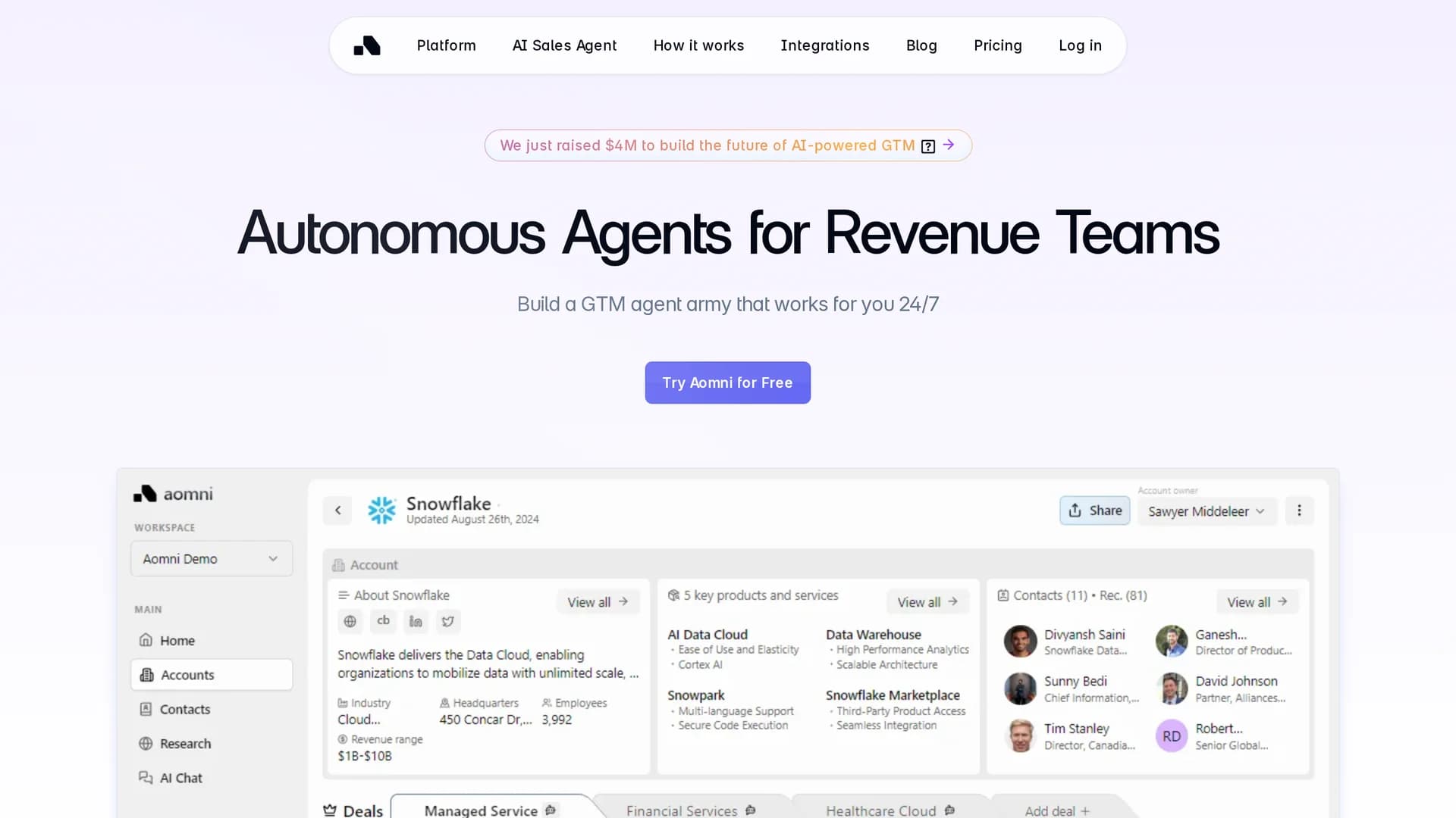 aomni homepage