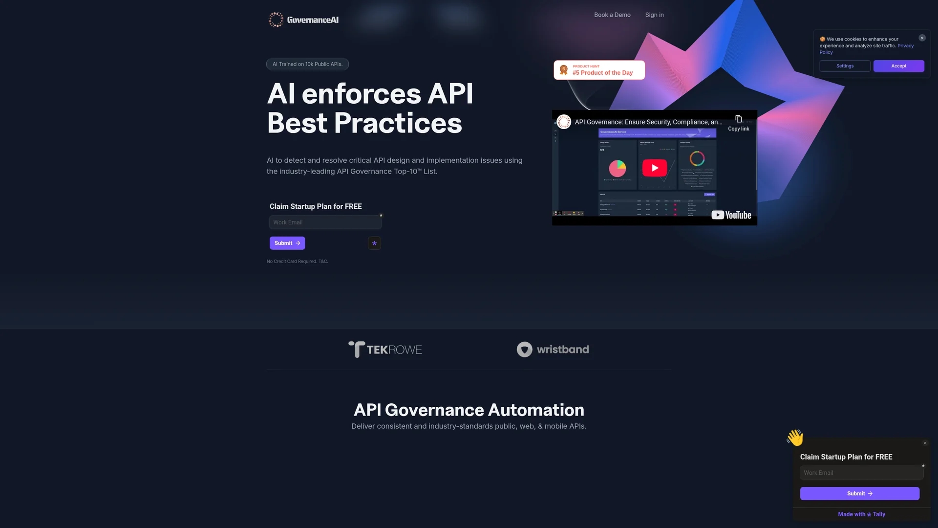 api-governance-testing homepage