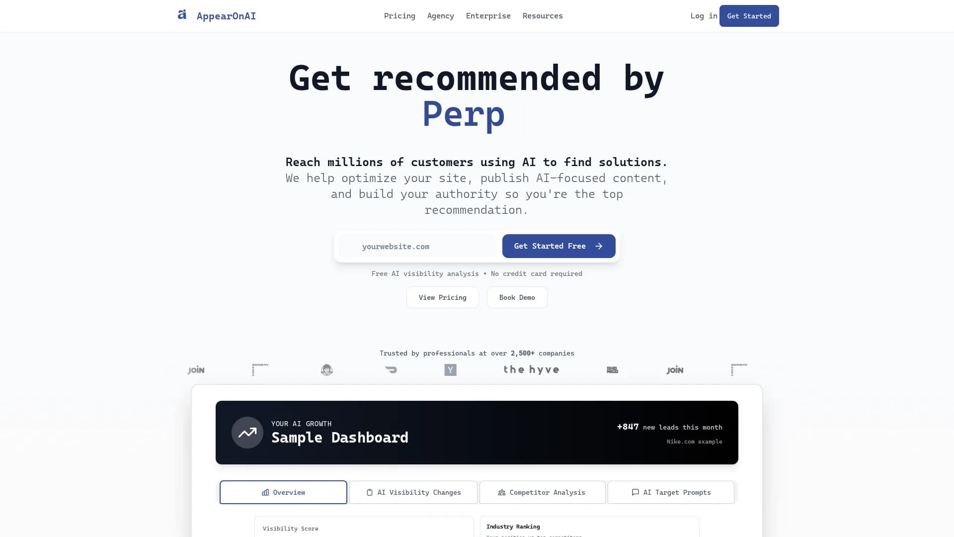 appearonai homepage