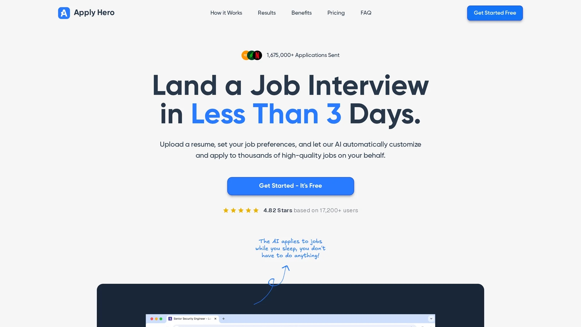 apply-hero-ai homepage