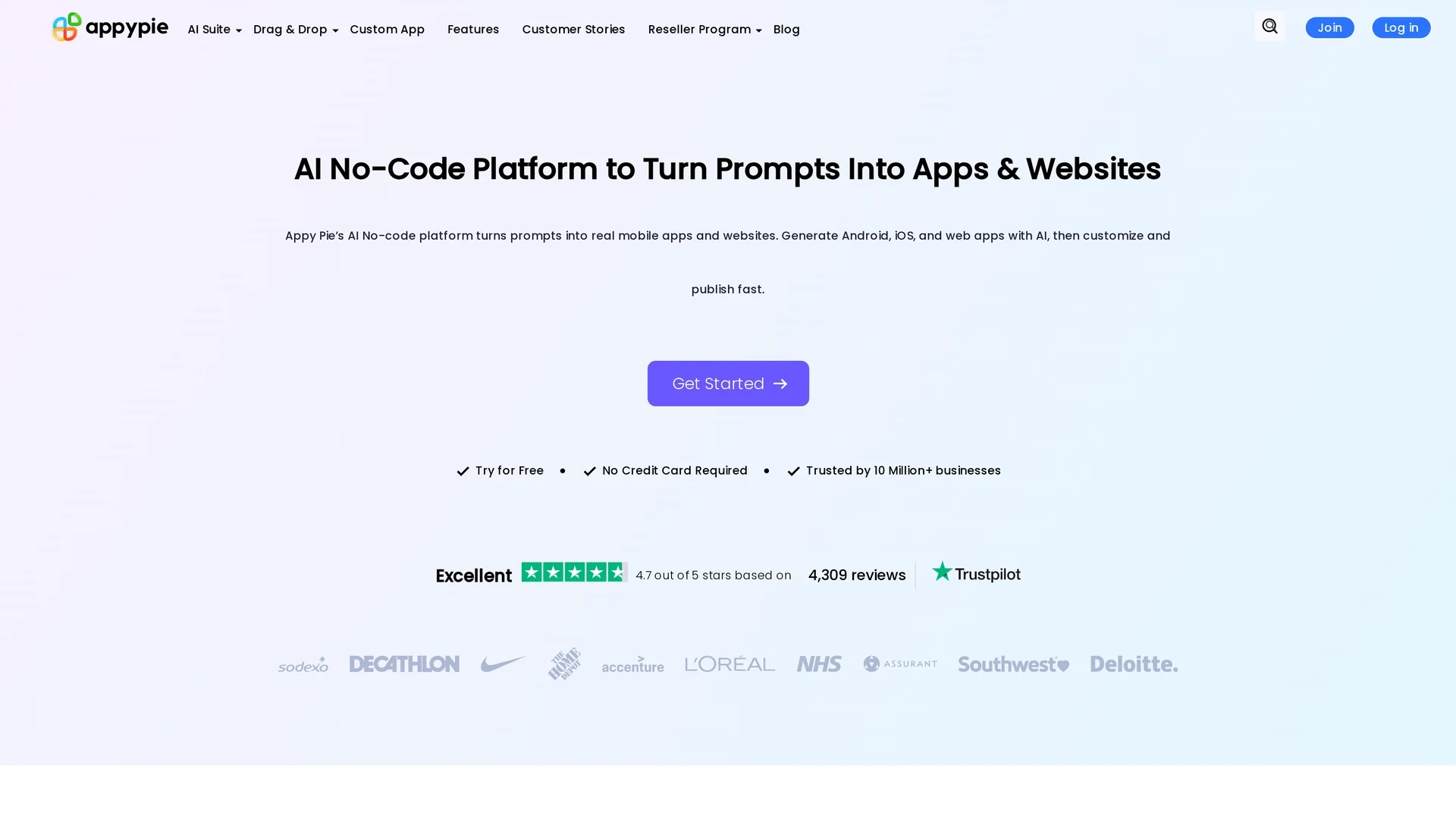 appsmakerstore homepage