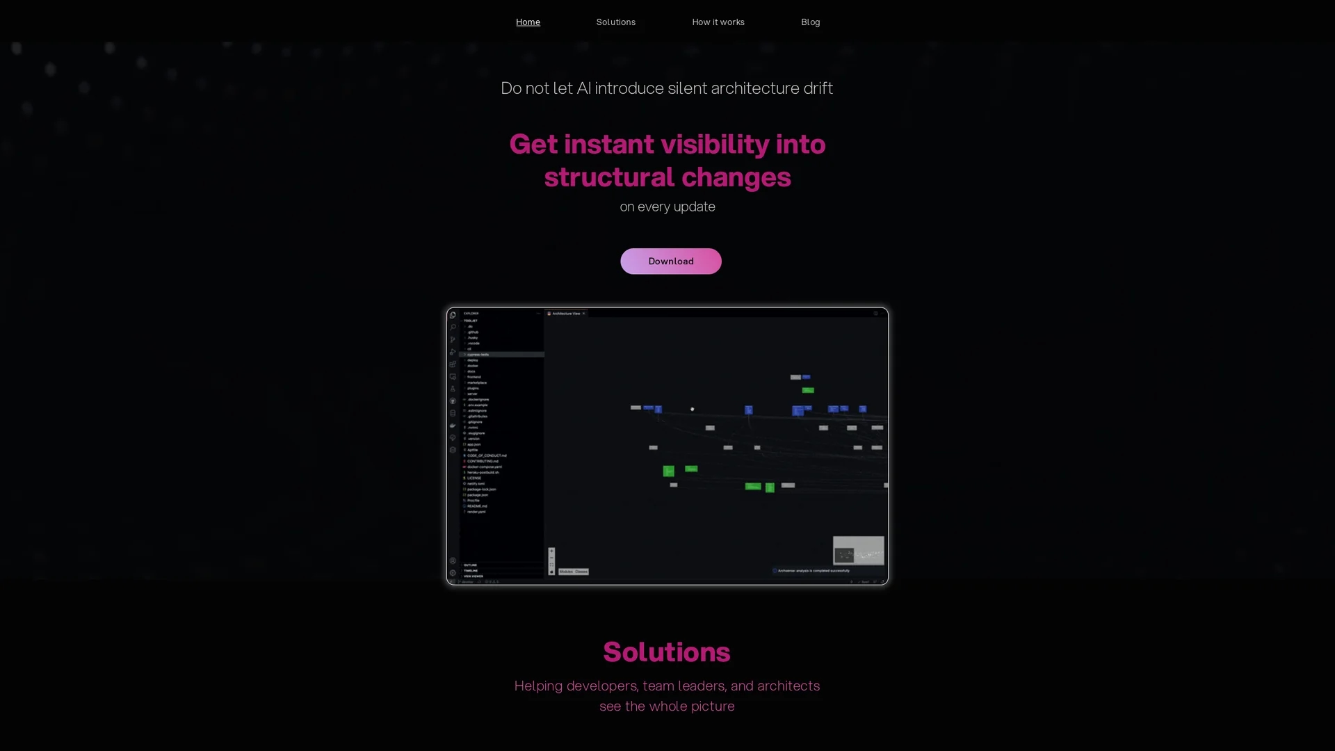 archsense homepage