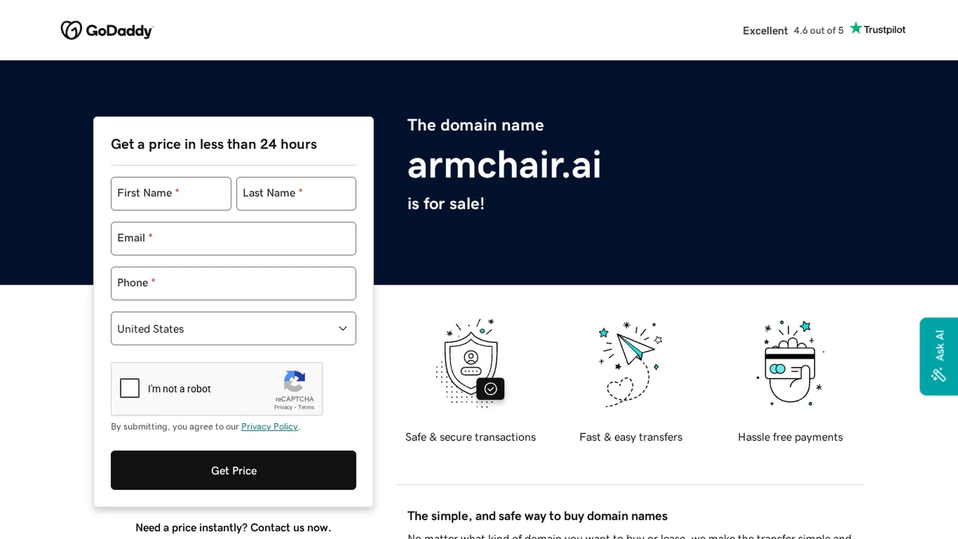 armchair homepage
