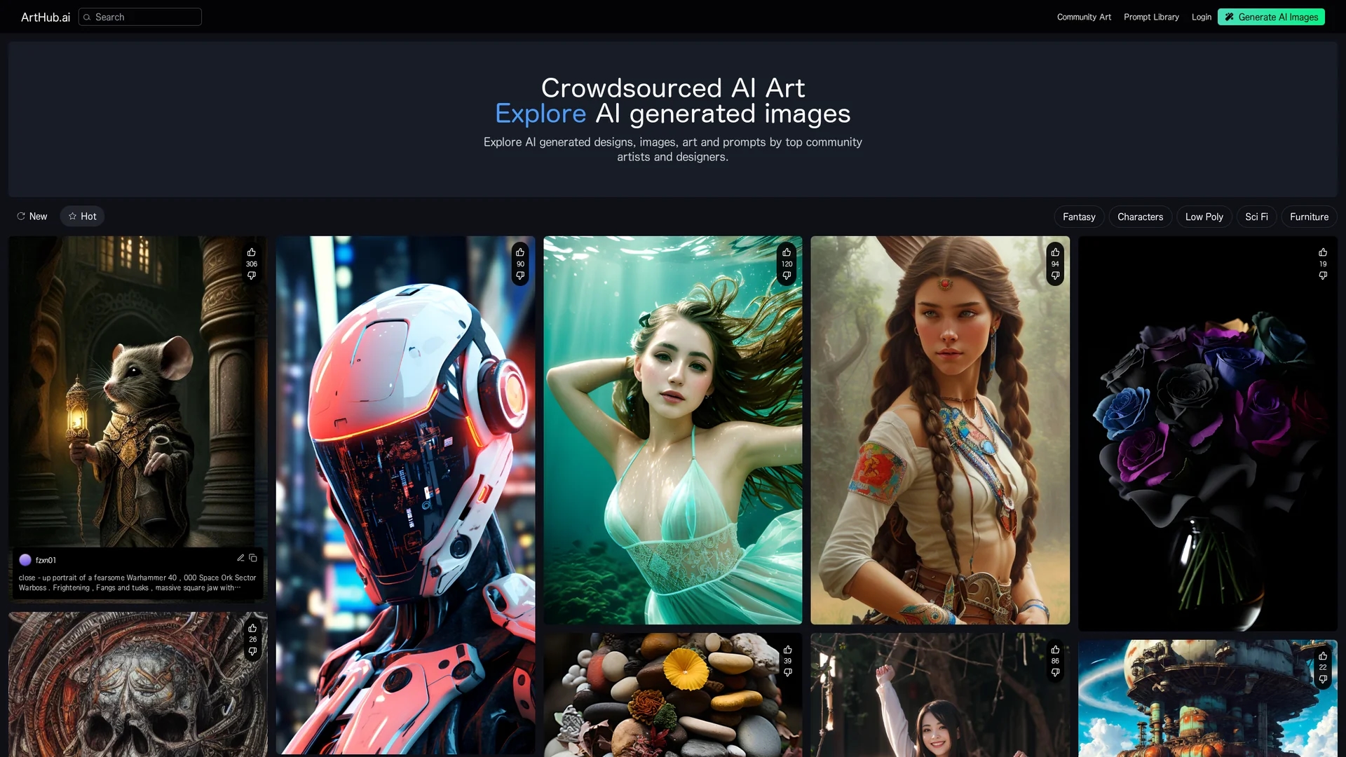 arthub homepage