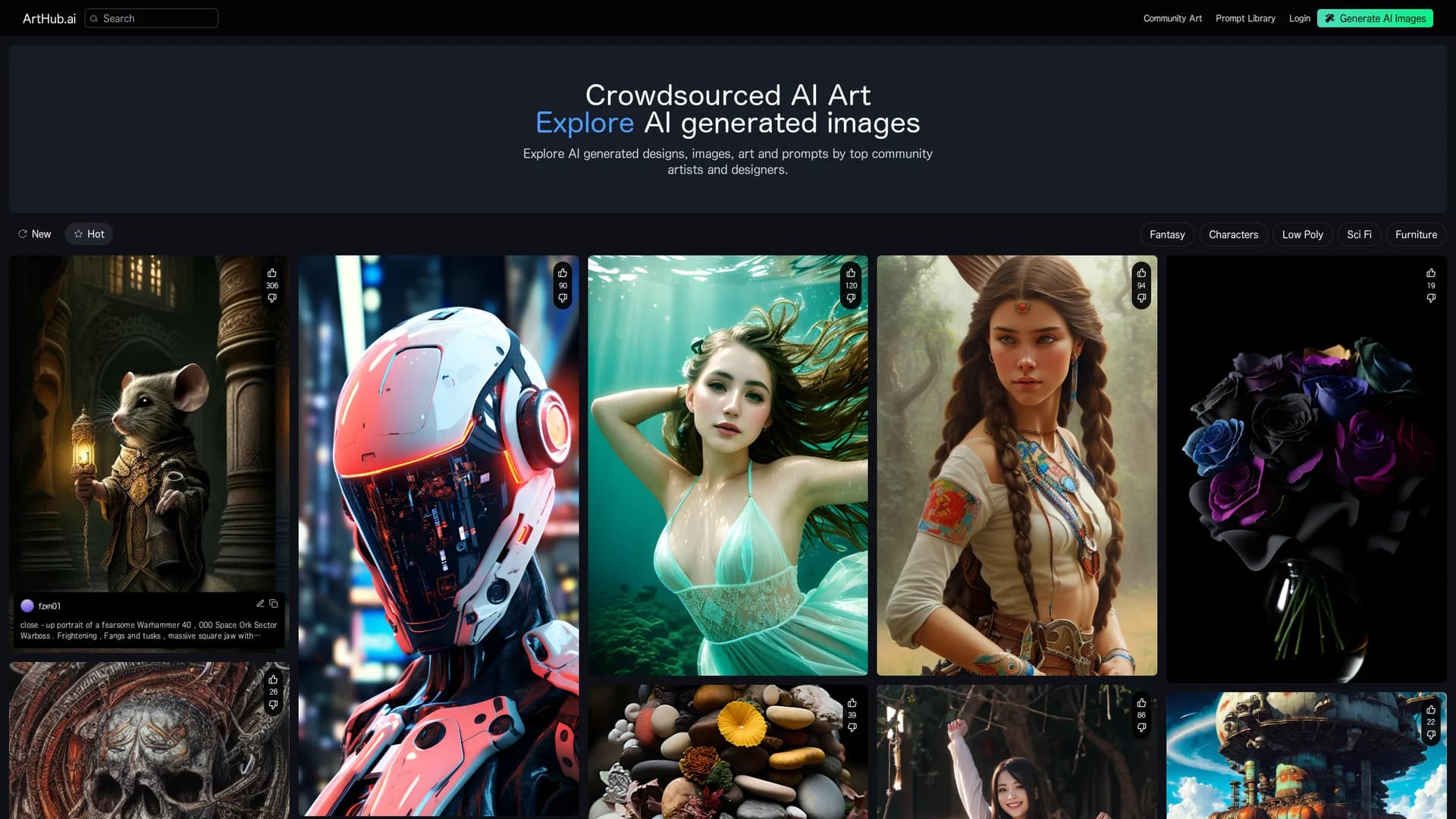 arthub homepage