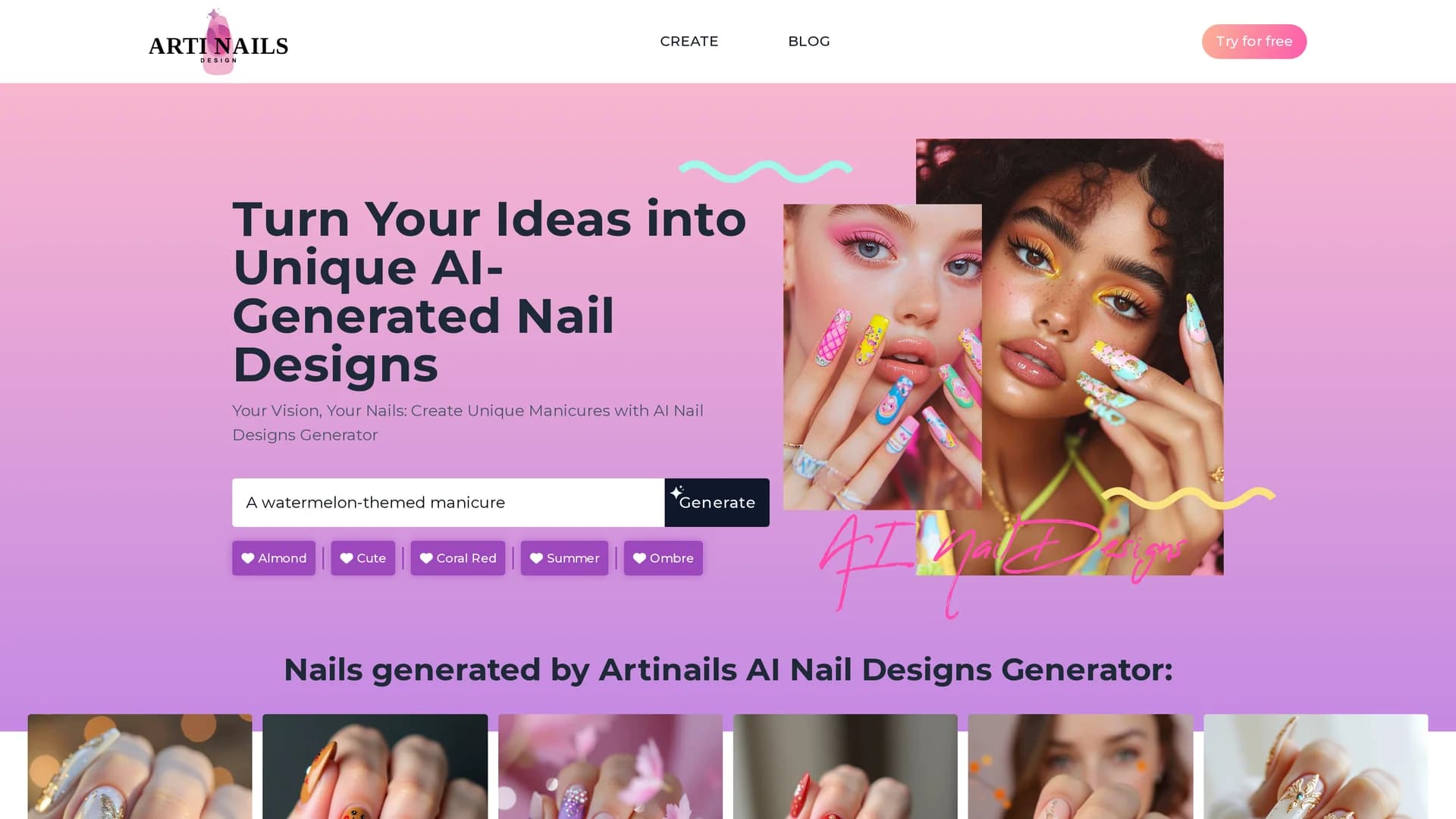 artinails homepage