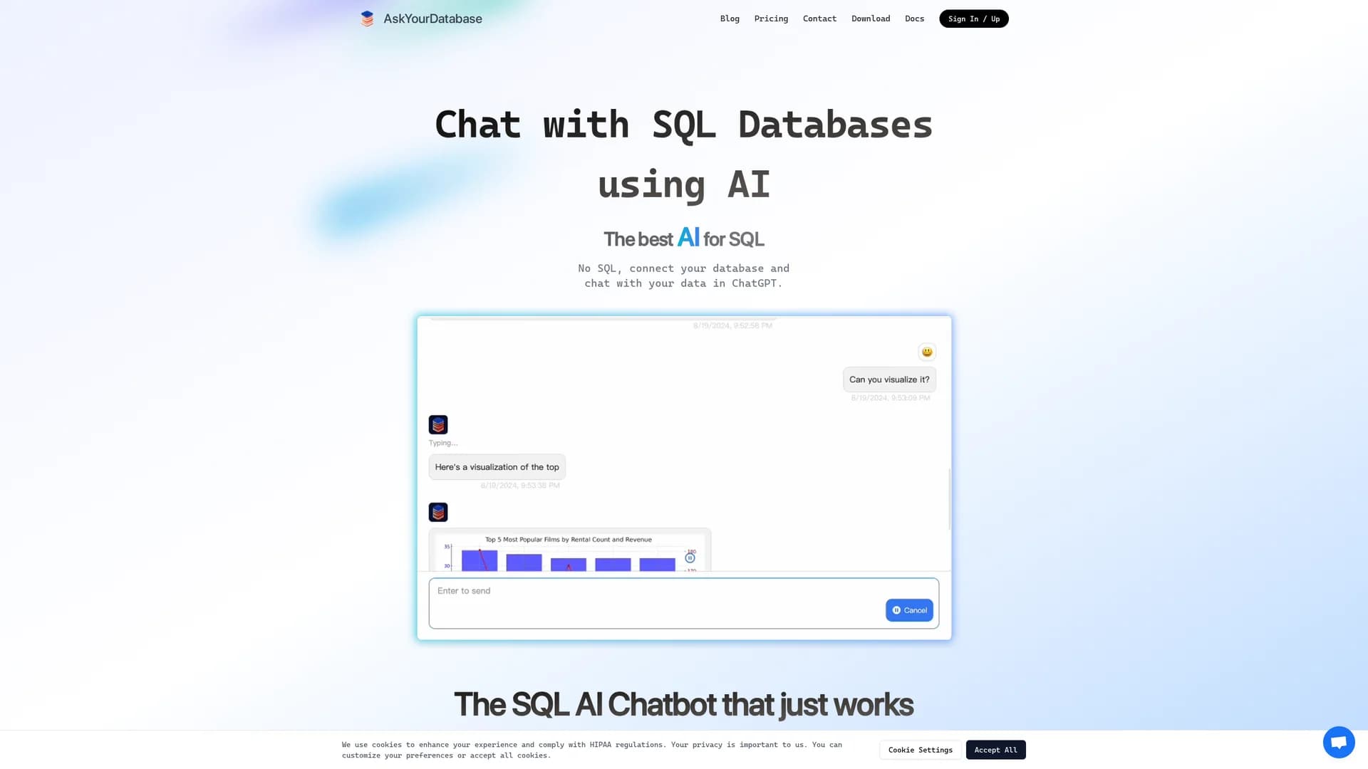 askyourdatabase homepage