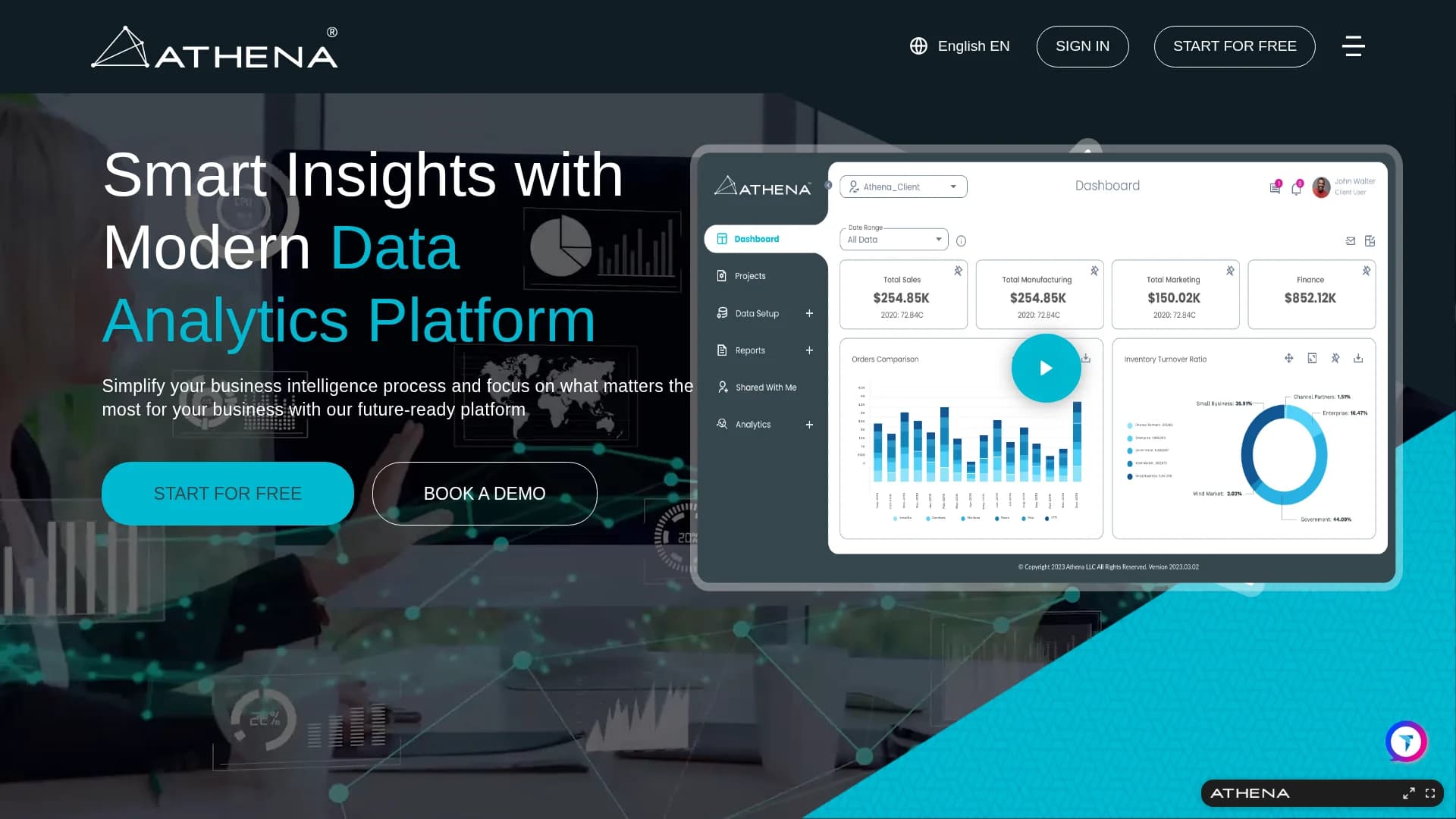 athena-global homepage