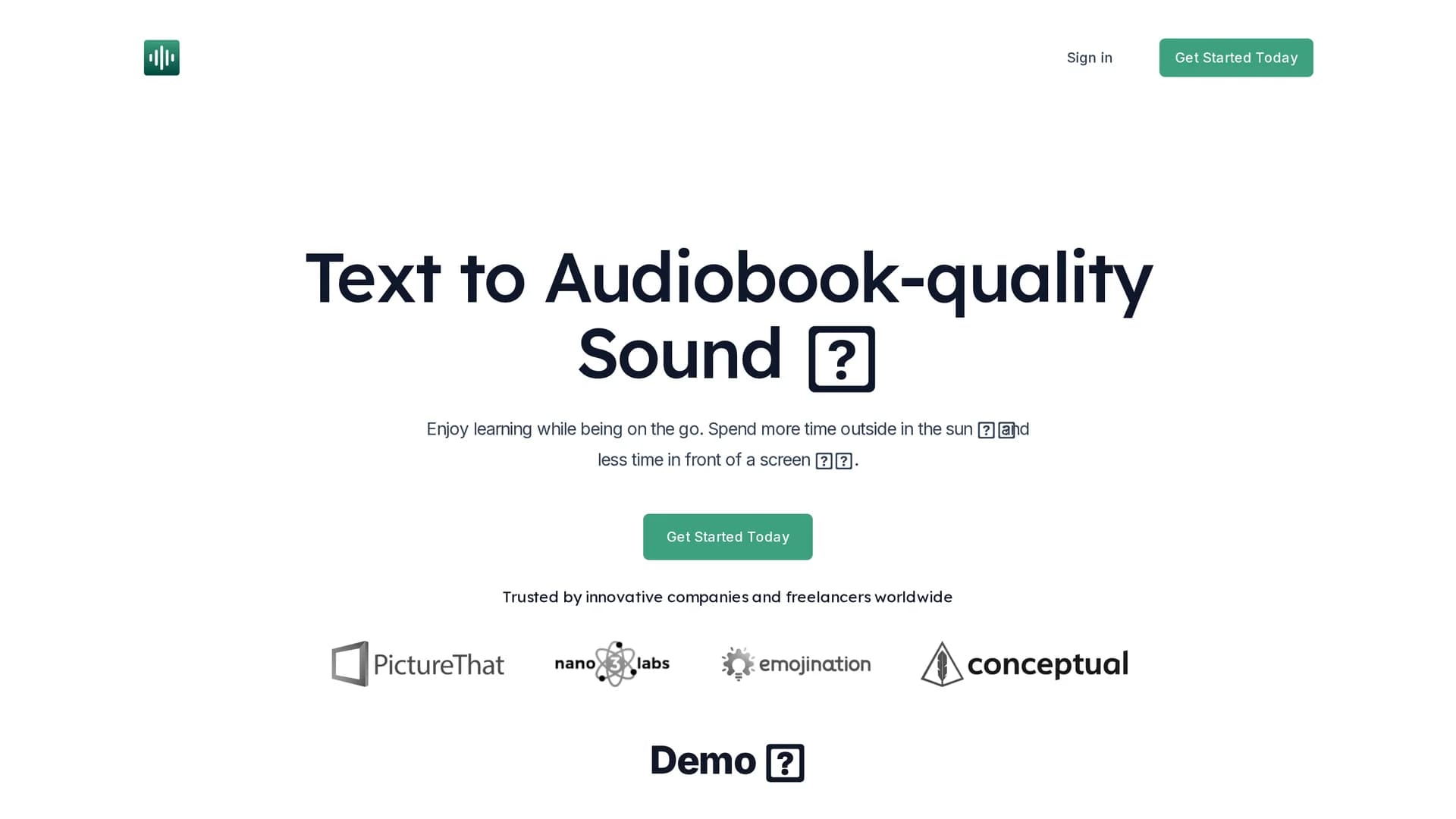 audiowaveai homepage