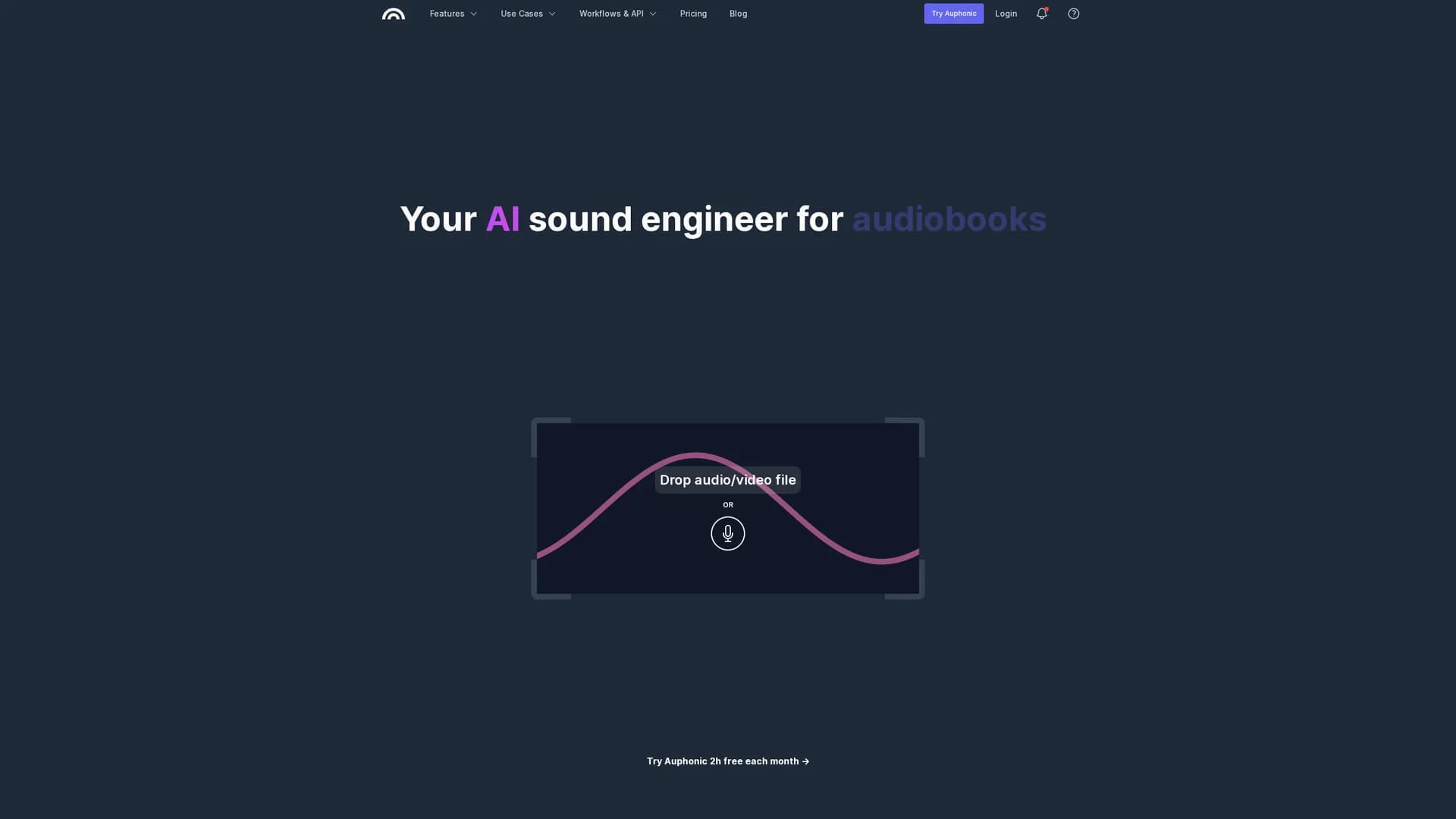 auphonic homepage